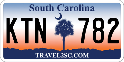 SC license plate KTN782