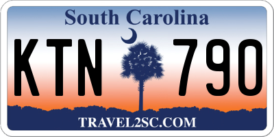 SC license plate KTN790