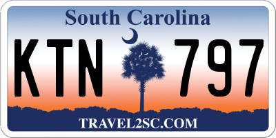 SC license plate KTN797