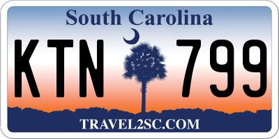 SC license plate KTN799