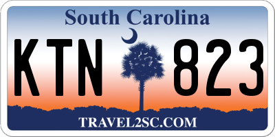 SC license plate KTN823