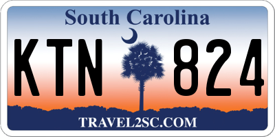 SC license plate KTN824