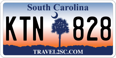 SC license plate KTN828