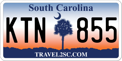 SC license plate KTN855