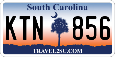SC license plate KTN856
