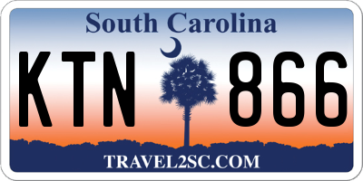 SC license plate KTN866