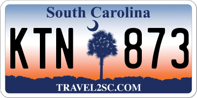 SC license plate KTN873