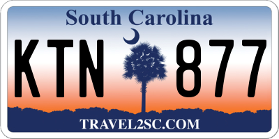 SC license plate KTN877