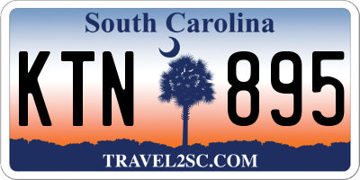 SC license plate KTN895