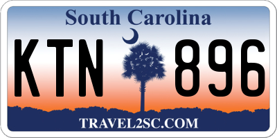 SC license plate KTN896