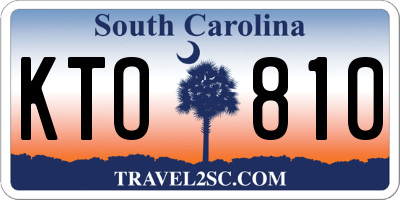 SC license plate KTO810