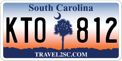 SC license plate KTO812