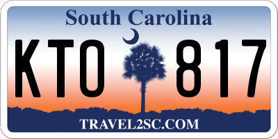 SC license plate KTO817