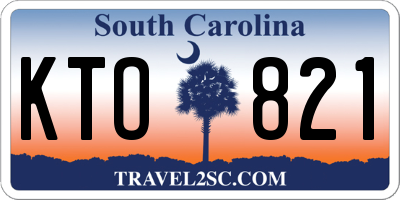 SC license plate KTO821