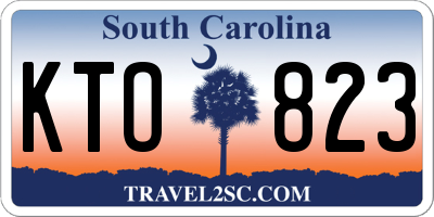 SC license plate KTO823