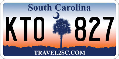 SC license plate KTO827