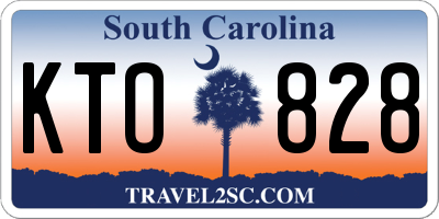 SC license plate KTO828