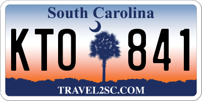 SC license plate KTO841