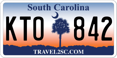 SC license plate KTO842