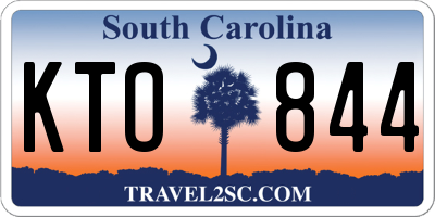 SC license plate KTO844