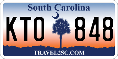 SC license plate KTO848