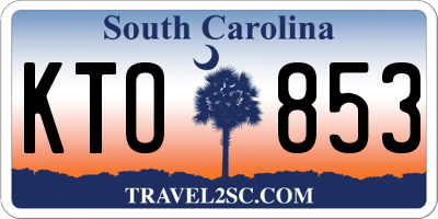 SC license plate KTO853