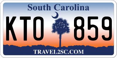 SC license plate KTO859