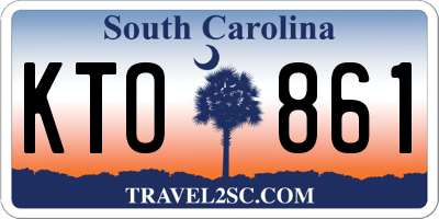 SC license plate KTO861