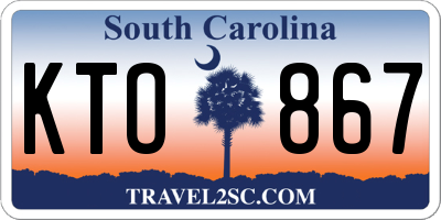 SC license plate KTO867