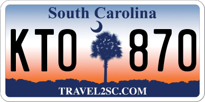 SC license plate KTO870