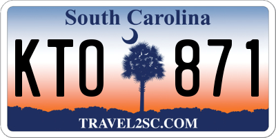 SC license plate KTO871