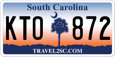 SC license plate KTO872