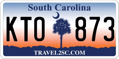 SC license plate KTO873