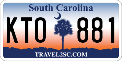 SC license plate KTO881