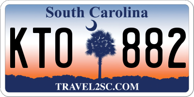 SC license plate KTO882