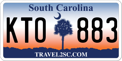 SC license plate KTO883