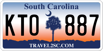SC license plate KTO887