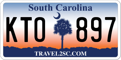 SC license plate KTO897