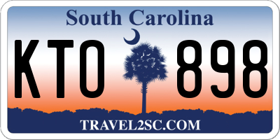 SC license plate KTO898