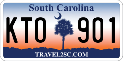 SC license plate KTO901