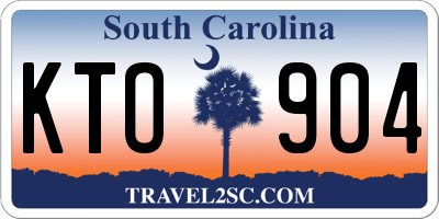 SC license plate KTO904