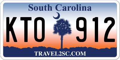 SC license plate KTO912