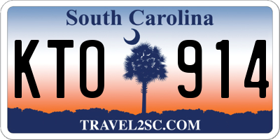 SC license plate KTO914