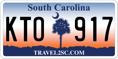 SC license plate KTO917