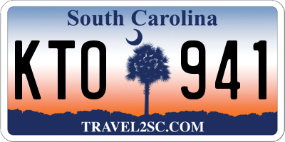 SC license plate KTO941