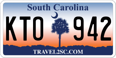 SC license plate KTO942