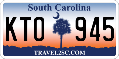 SC license plate KTO945