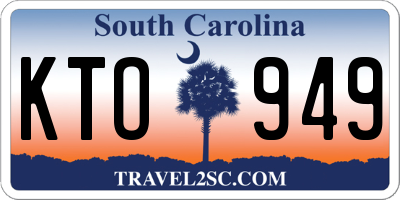 SC license plate KTO949