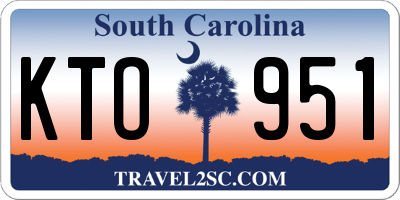 SC license plate KTO951