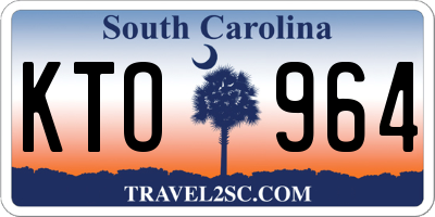 SC license plate KTO964